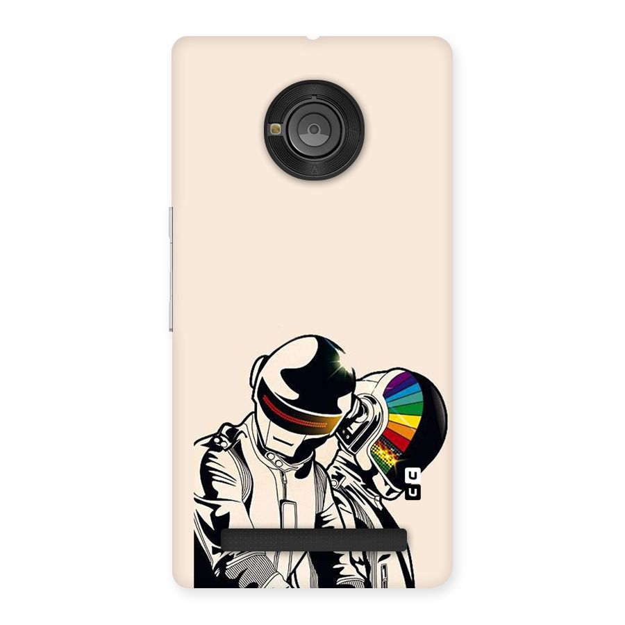 Rainbow Radio Back Case for Yu Yunique