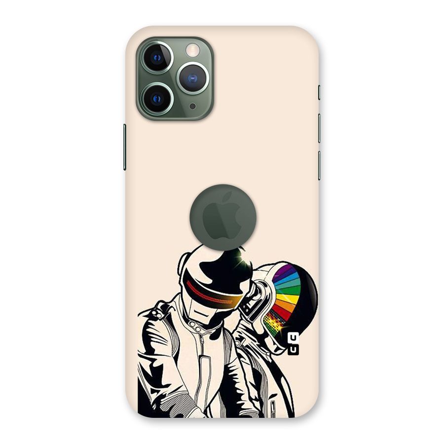 Rainbow Radio Back Case for iPhone 11 Pro Logo  Cut