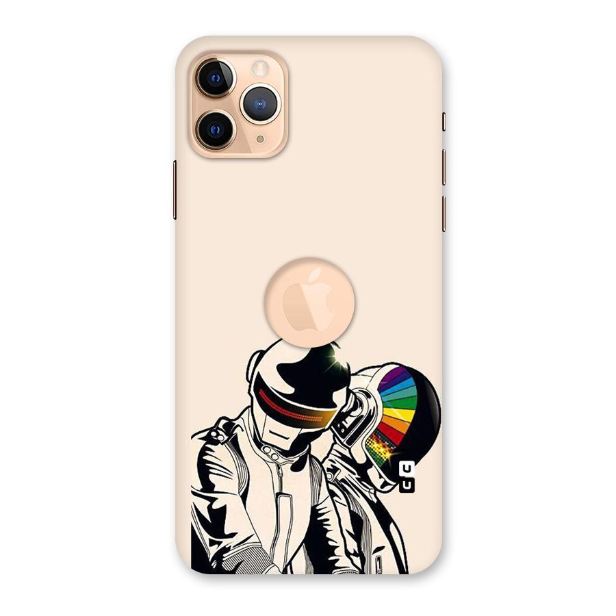 Rainbow Radio Back Case for iPhone 11 Pro Max Logo Cut