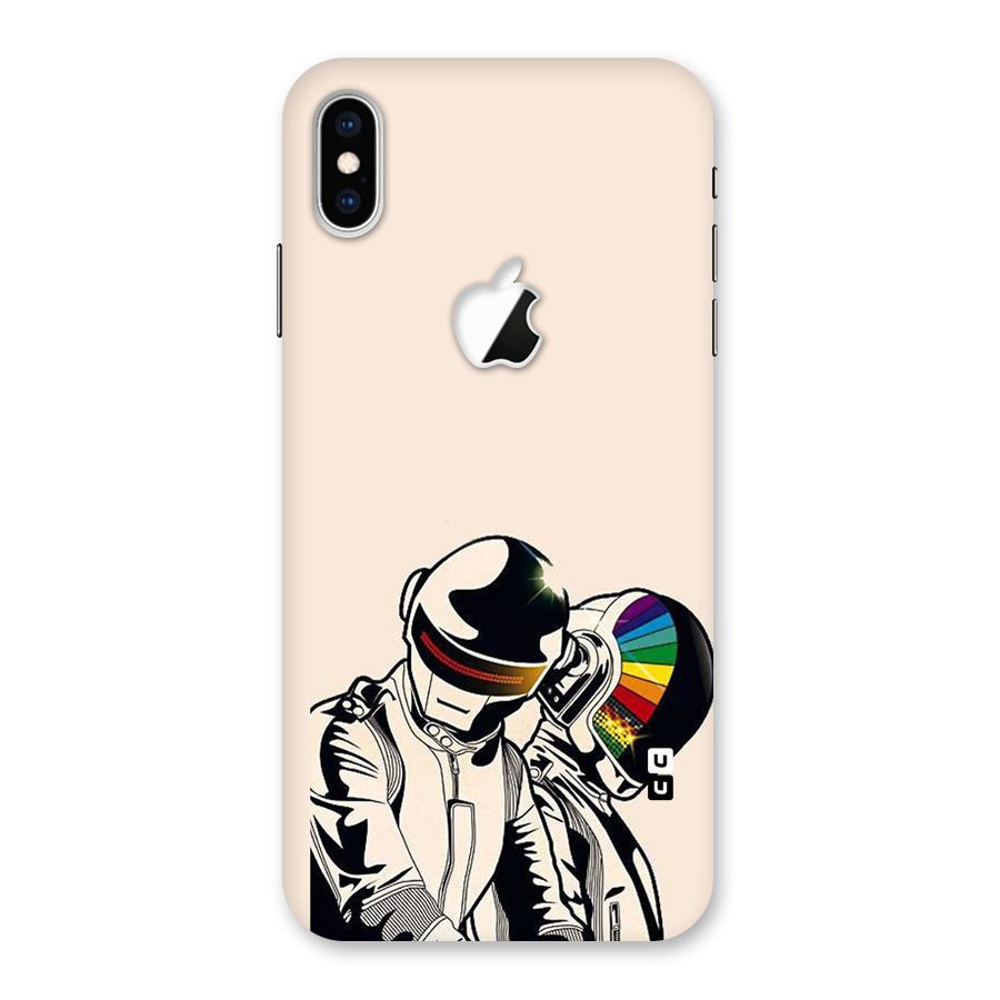 Rainbow Radio Back Case for iPhone XS Max Apple Cut