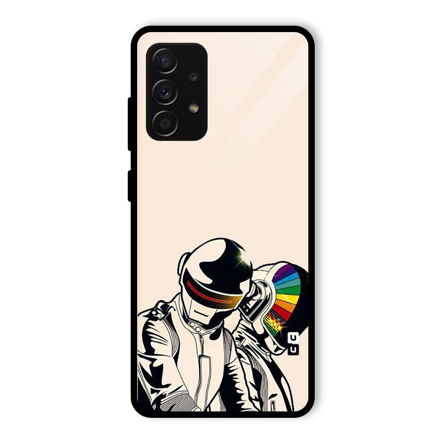 Rainbow Radio Glass Back Case for Galaxy A53 5G