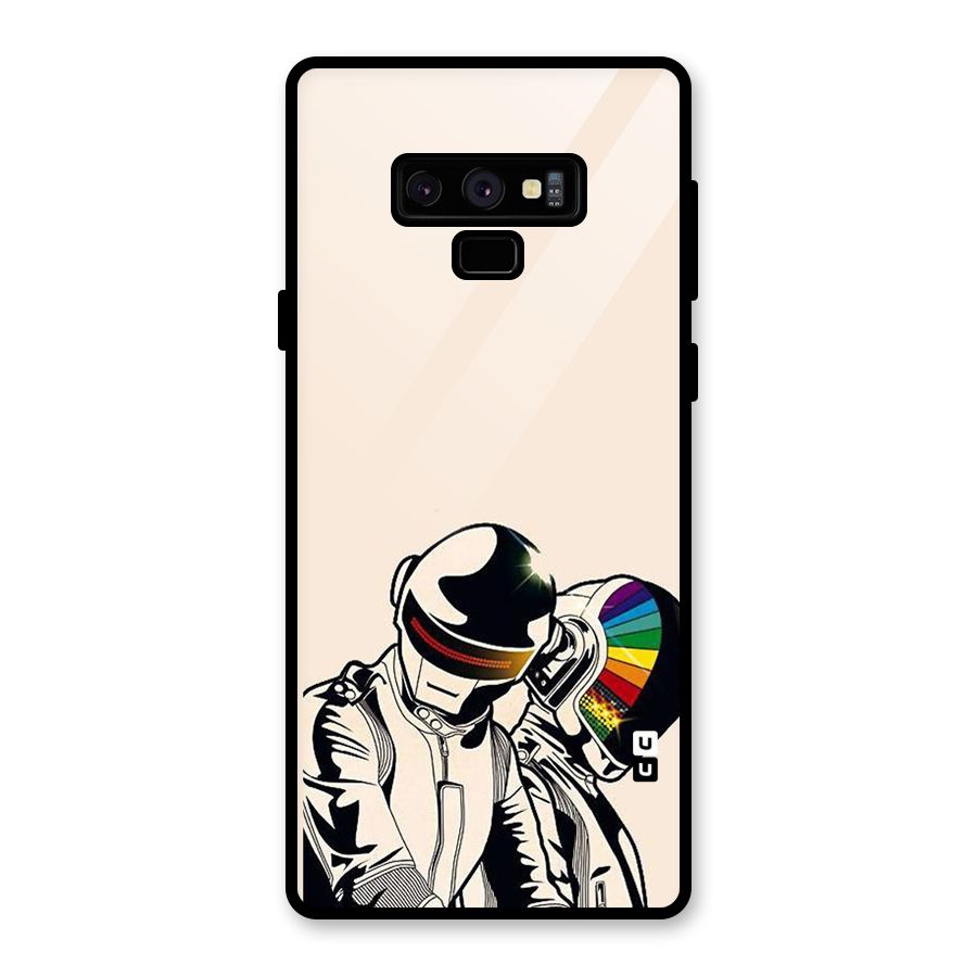 Rainbow Radio Glass Back Case for Galaxy Note 9