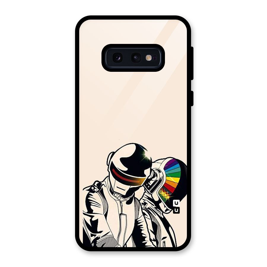 Rainbow Radio Glass Back Case for Galaxy S10e