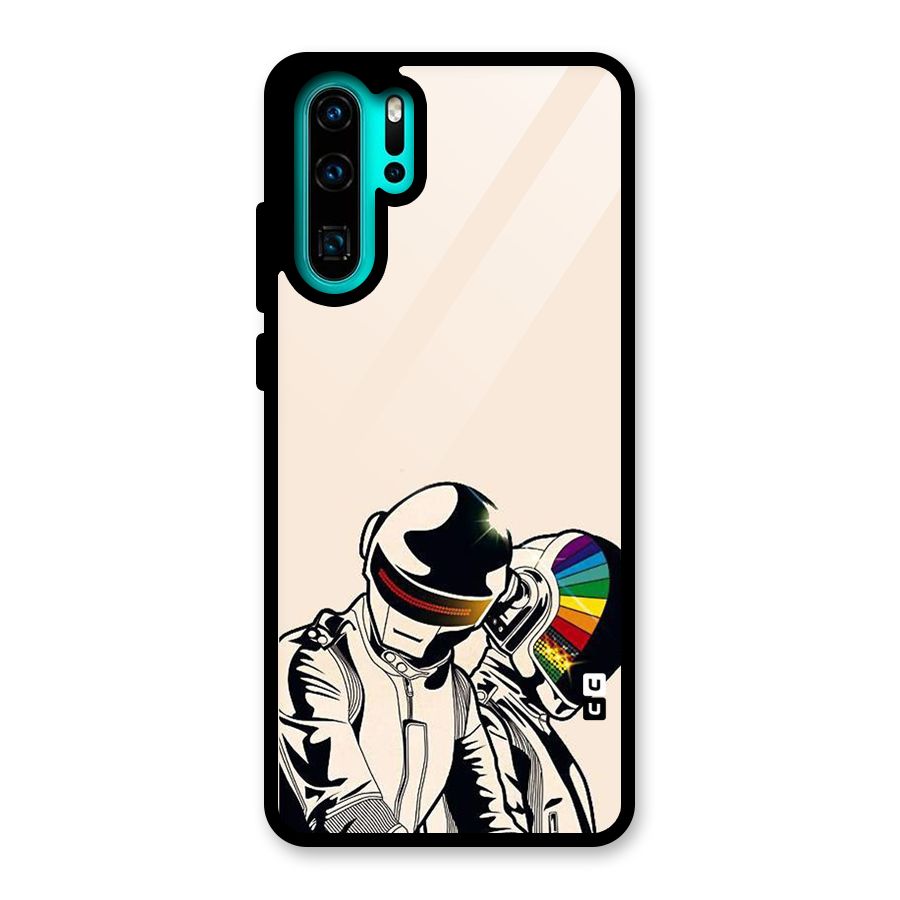 Rainbow Radio Glass Back Case for Huawei P30 Pro