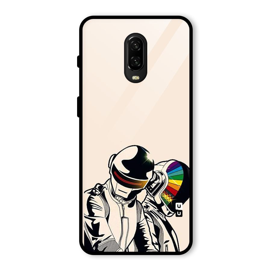 Rainbow Radio Glass Back Case for OnePlus 6T