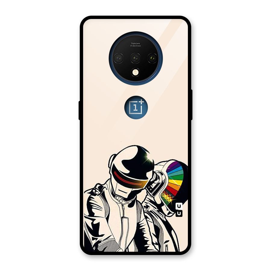 Rainbow Radio Glass Back Case for OnePlus 7T