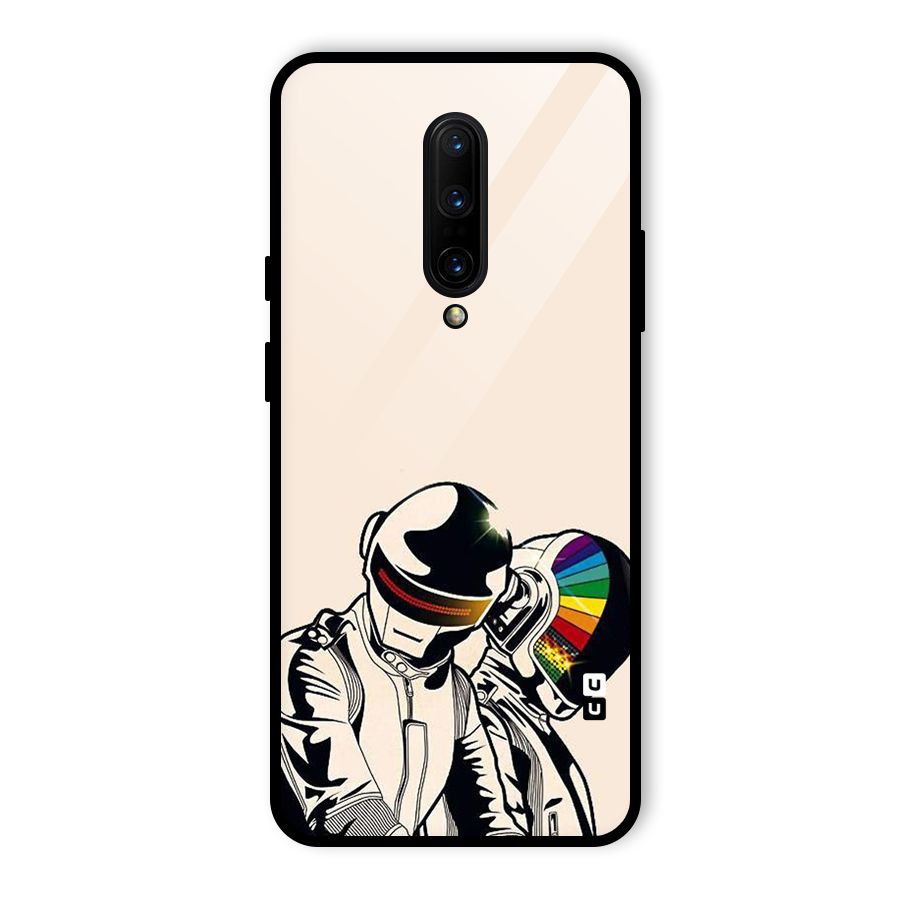 Rainbow Radio Glass Back Case for OnePlus 7 Pro