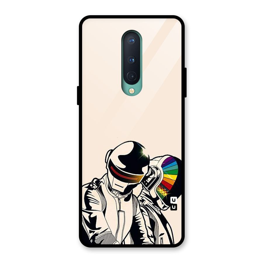 Rainbow Radio Glass Back Case for OnePlus 8