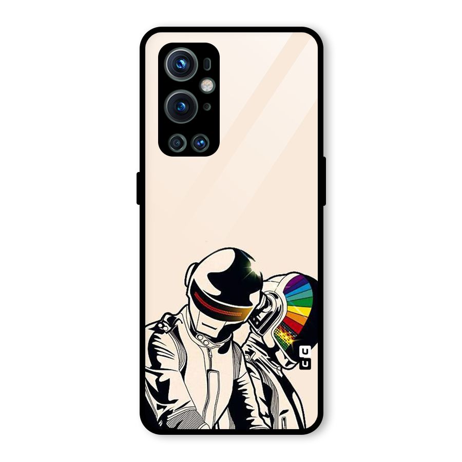 Rainbow Radio Glass Back Case for OnePlus 9 Pro