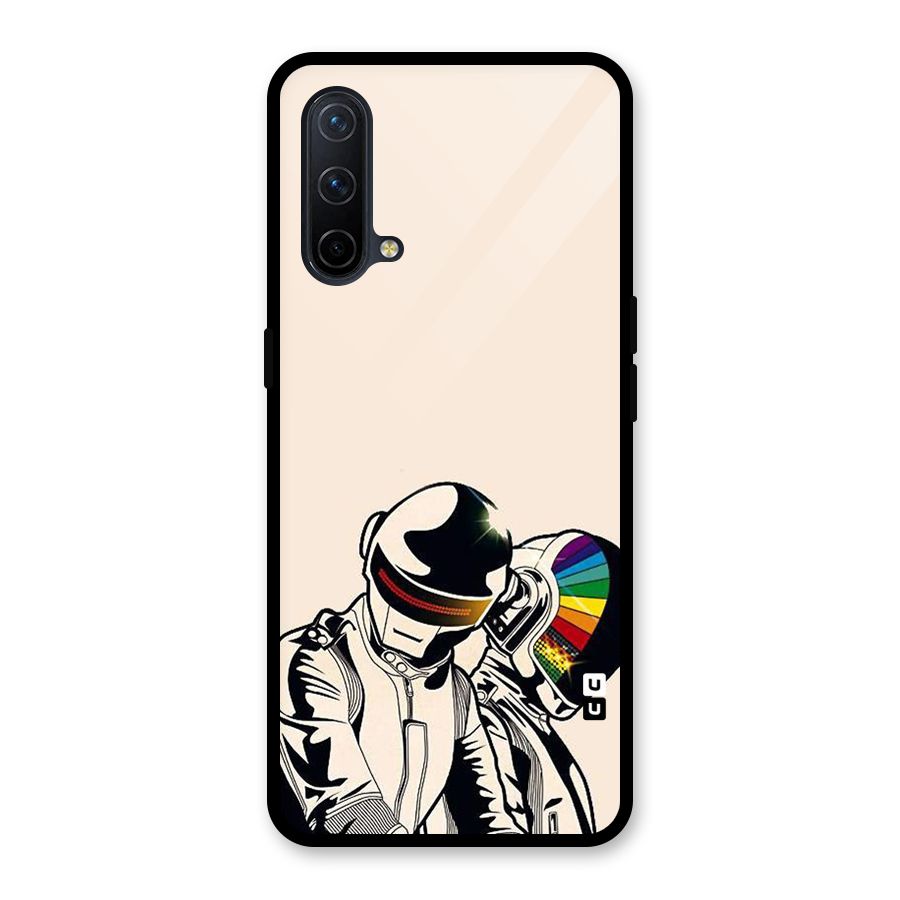 Rainbow Radio Glass Back Case for OnePlus Nord CE 5G