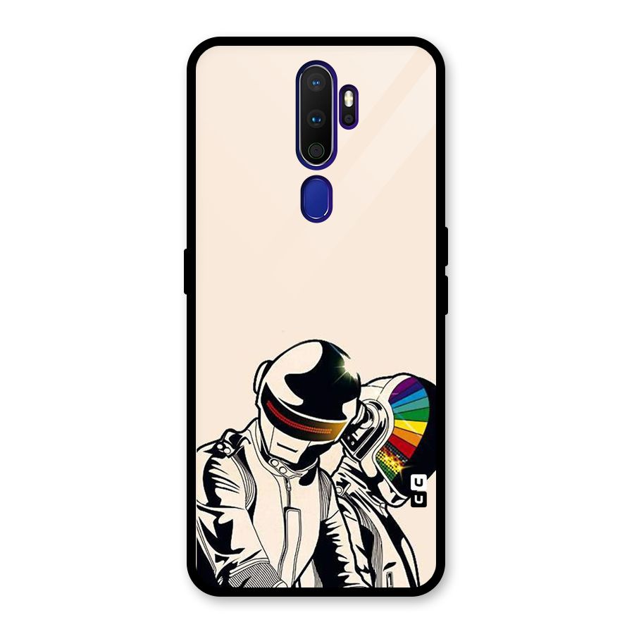 Rainbow Radio Glass Back Case for Oppo A9 (2020)