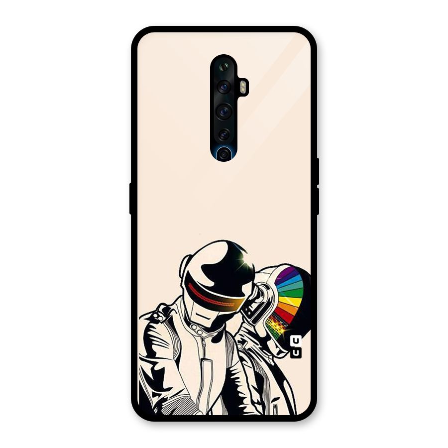Rainbow Radio Glass Back Case for Oppo Reno2 F