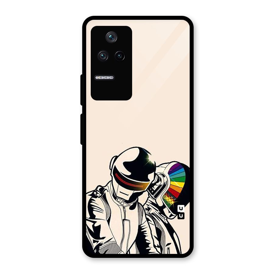 Rainbow Radio Glass Back Case for Poco F4 5G