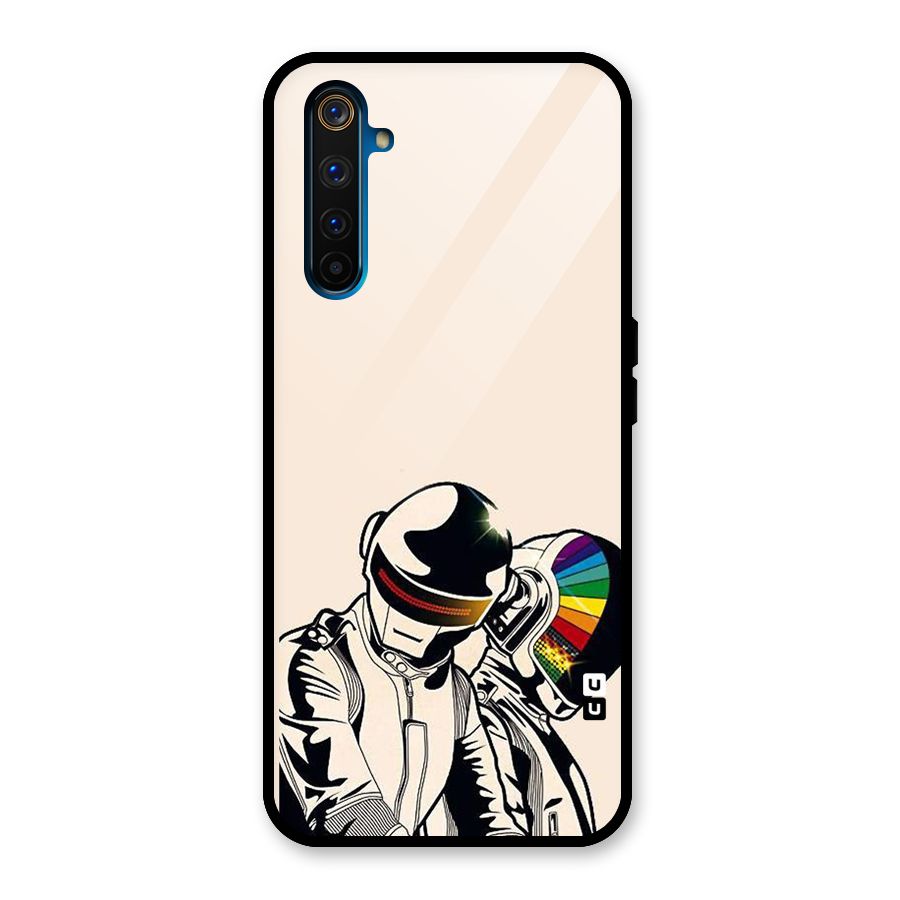 Rainbow Radio Glass Back Case for Realme 6 Pro