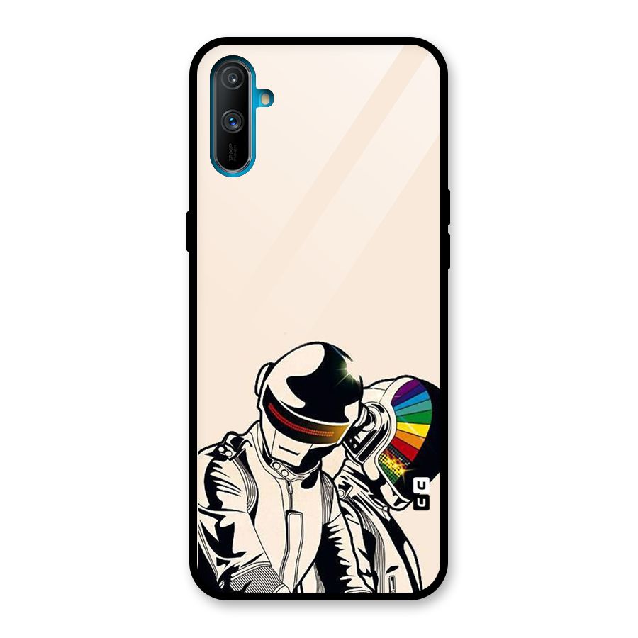 Rainbow Radio Glass Back Case for Realme C3