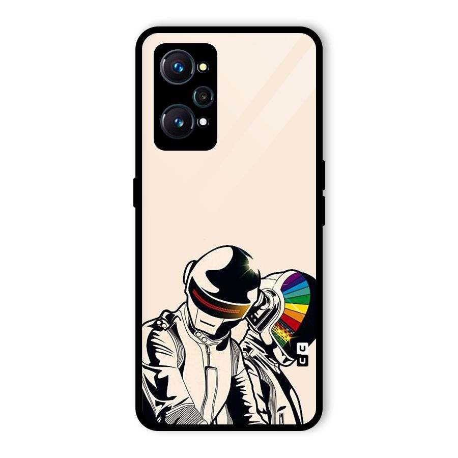 Rainbow Radio Glass Back Case for Realme GT Neo2