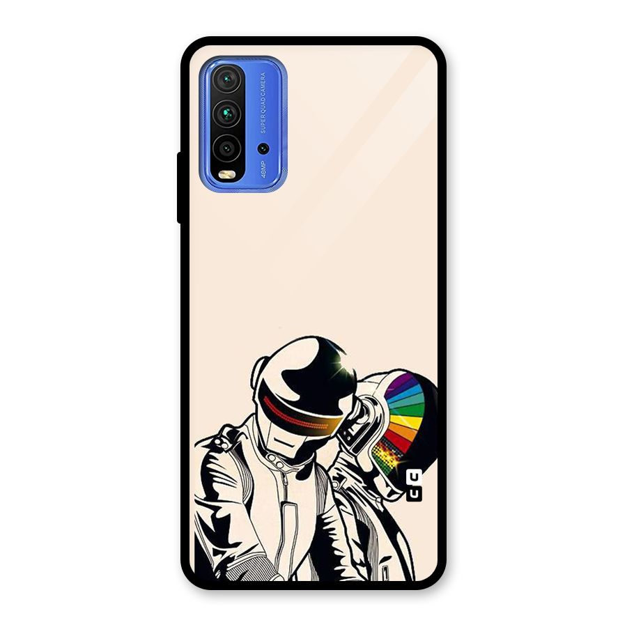 Rainbow Radio Glass Back Case for Redmi 9 Power