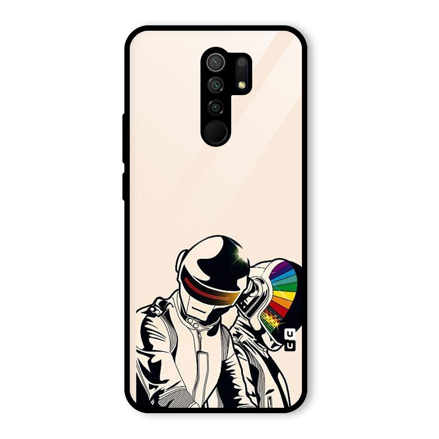 Rainbow Radio Glass Back Case for Redmi 9 Prime