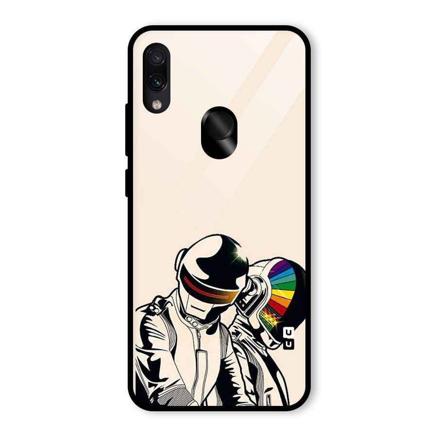 Rainbow Radio Glass Back Case for Redmi Note 7 Pro