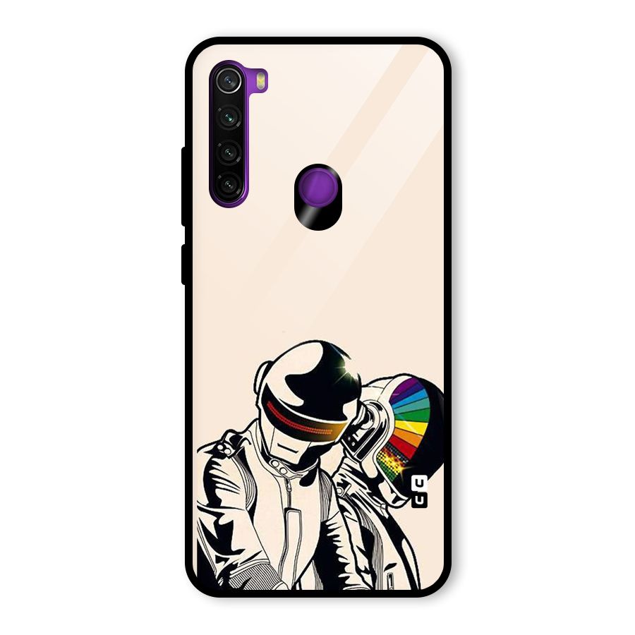 Rainbow Radio Glass Back Case for Redmi Note 8