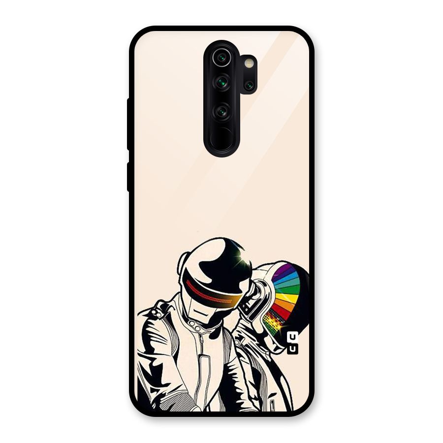 Rainbow Radio Glass Back Case for Redmi Note 8 Pro