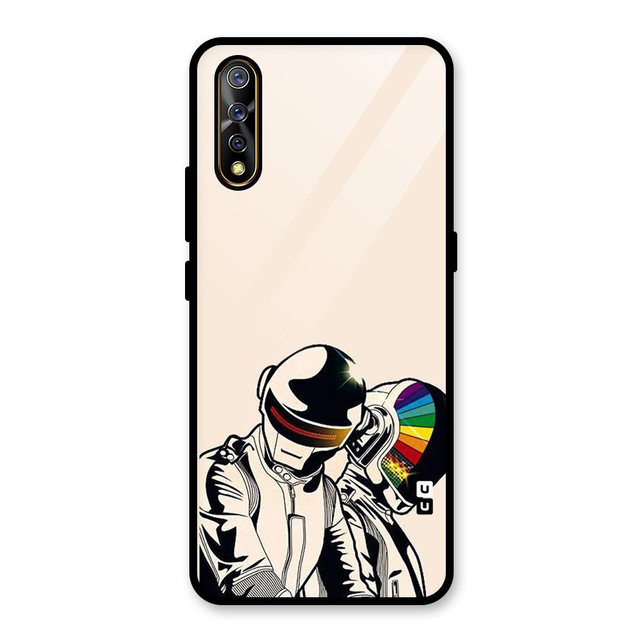 Rainbow Radio Glass Back Case for Vivo S1
