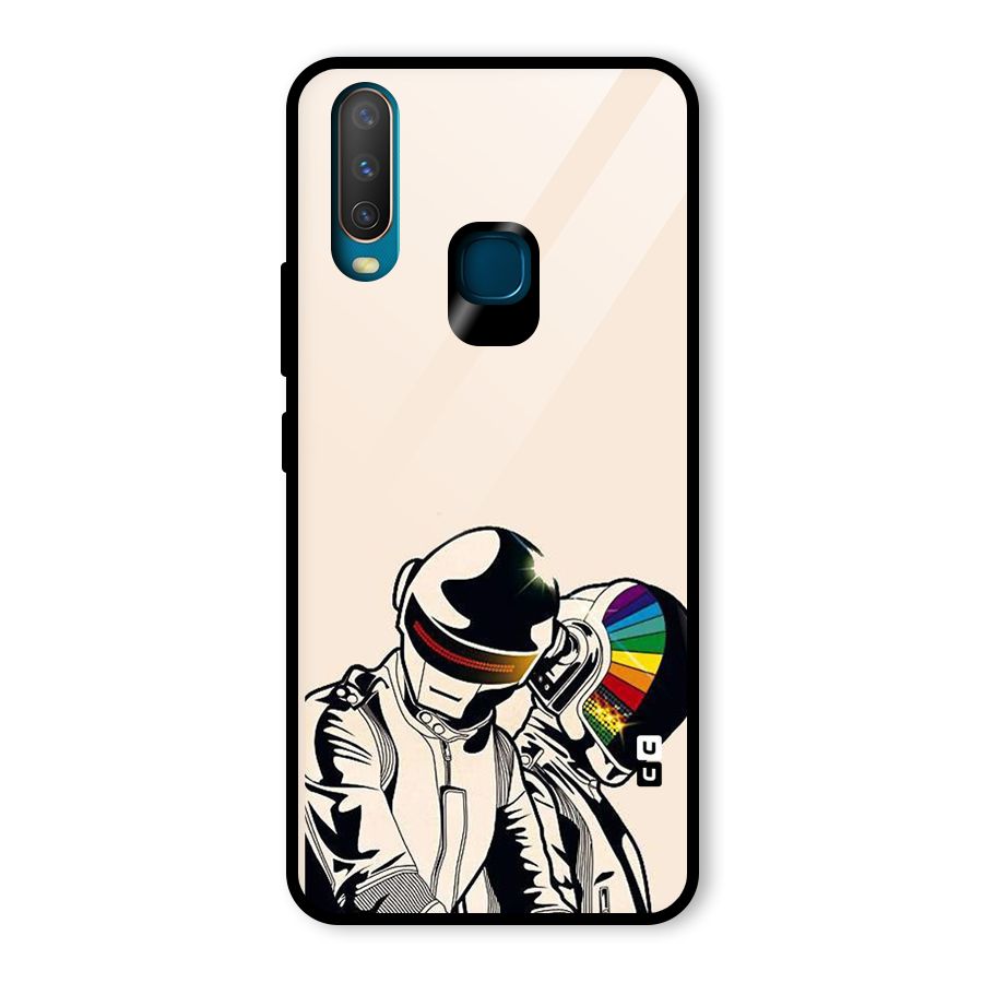 Rainbow Radio Glass Back Case for Vivo U10