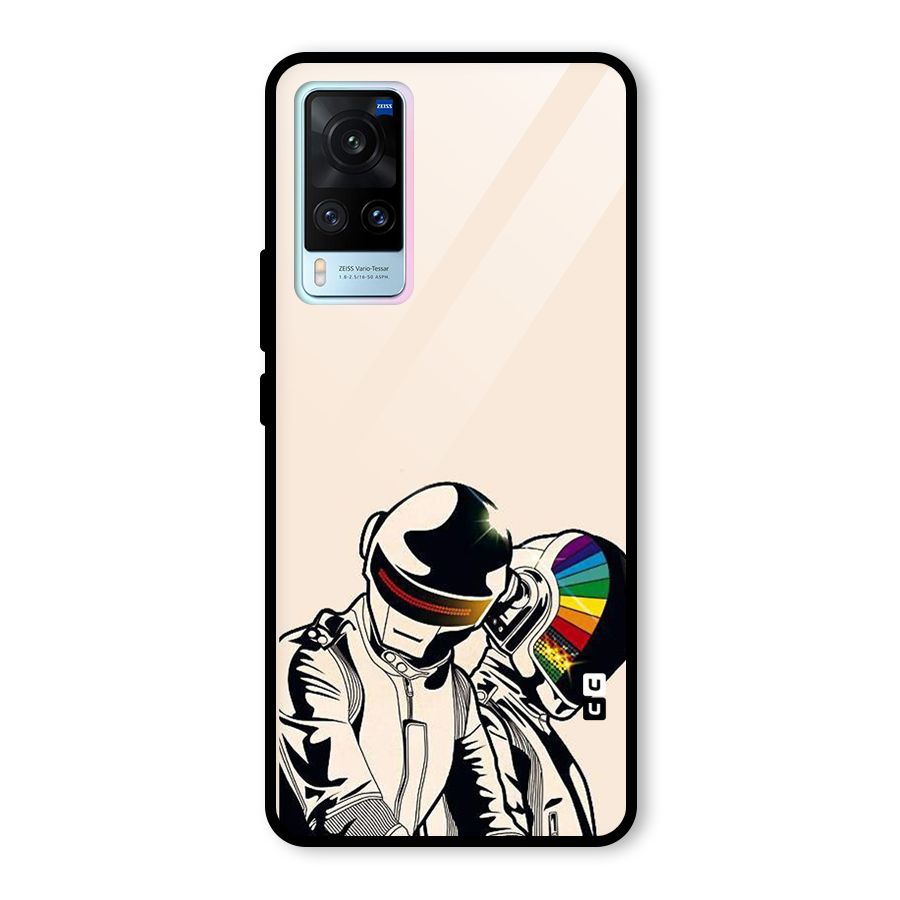 Rainbow Radio Glass Back Case for Vivo X60