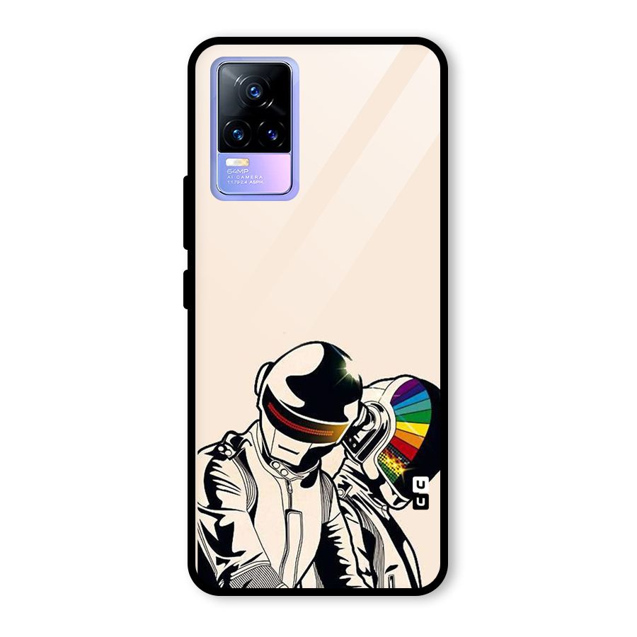 Rainbow Radio Glass Back Case for Vivo Y73