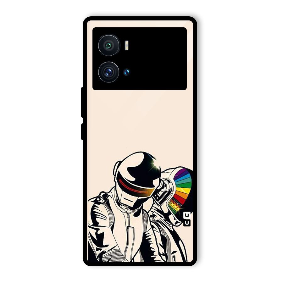 Rainbow Radio Glass Back Case for Vivo iQOO 9 Pro