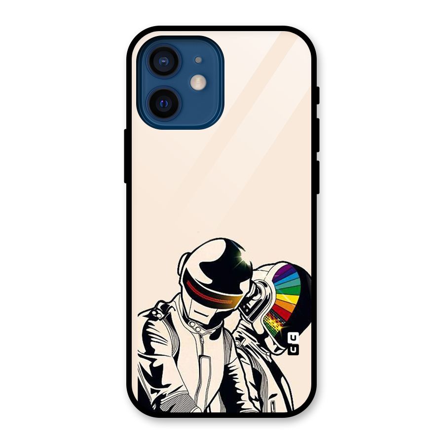 Rainbow Radio Glass Back Case for iPhone 12 Mini