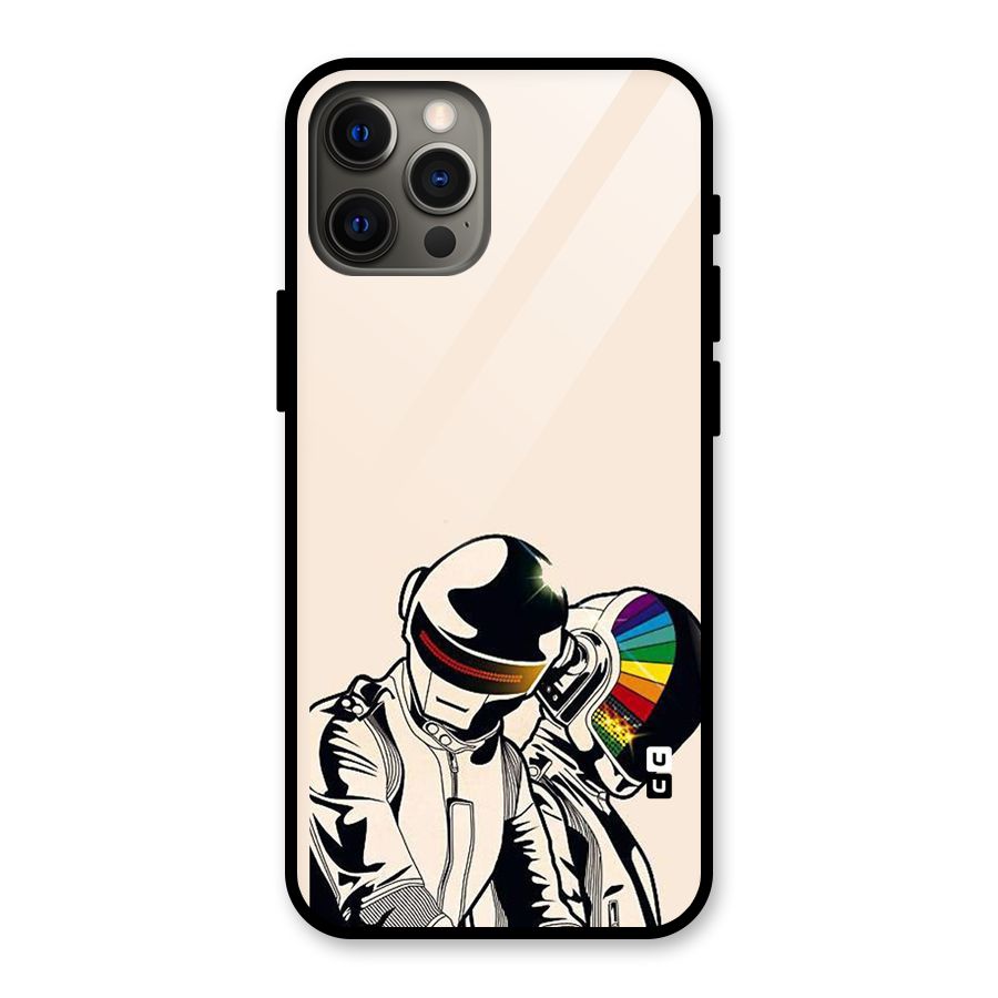Rainbow Radio Glass Back Case for iPhone 12 Pro Max