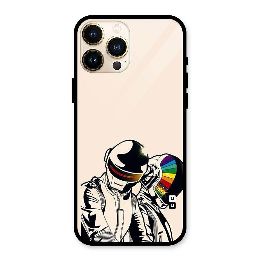 Rainbow Radio Glass Back Case for iPhone 13 Pro Max