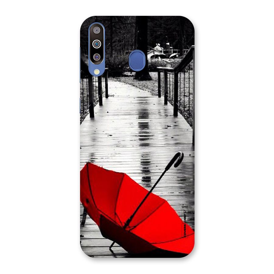 Rainy Red Umbrella Back Case for Galaxy M30