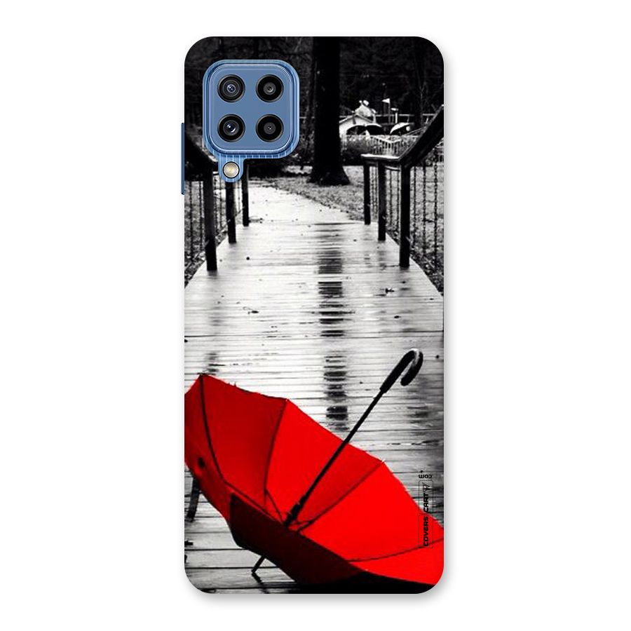 Rainy Red Umbrella Back Case for Galaxy M32