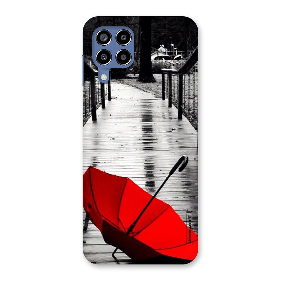 Rainy Red Umbrella Back Case for Galaxy M53 5G