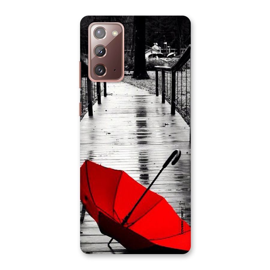Rainy Red Umbrella Back Case for Galaxy Note 20