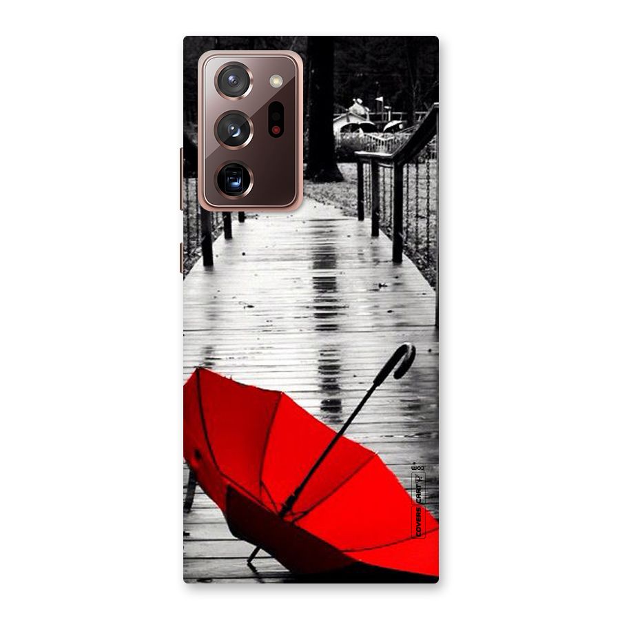 Rainy Red Umbrella Back Case for Galaxy Note 20 Ultra