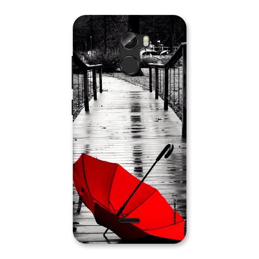 Rainy Red Umbrella Back Case for Gionee X1