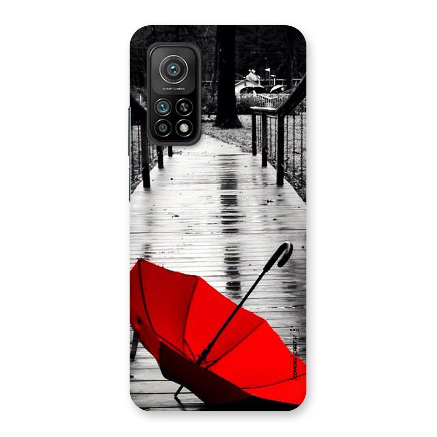 Rainy Red Umbrella Back Case for Mi 10T 5G