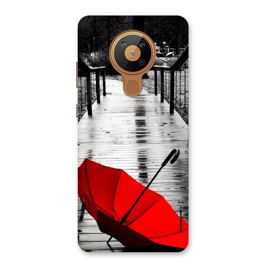 Rainy Red Umbrella Back Case for Nokia 5.3