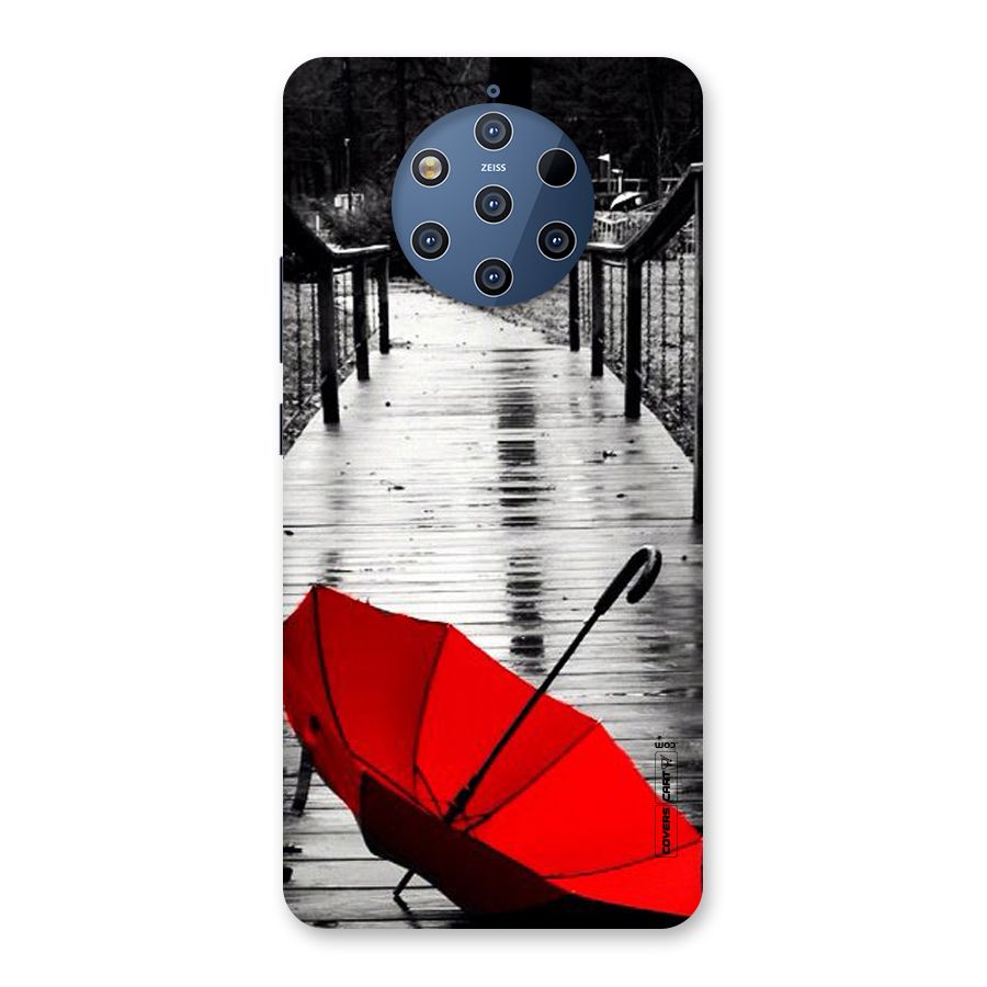 Rainy Red Umbrella Back Case for Nokia 9 PureView