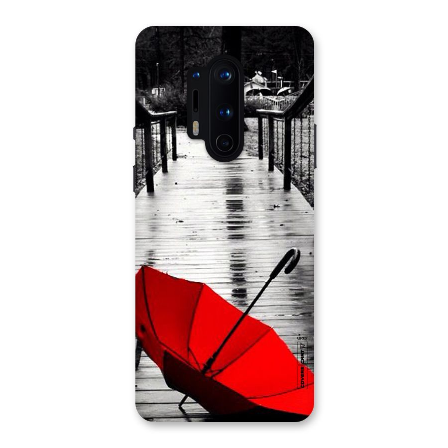 Rainy Red Umbrella Back Case for OnePlus 8 Pro