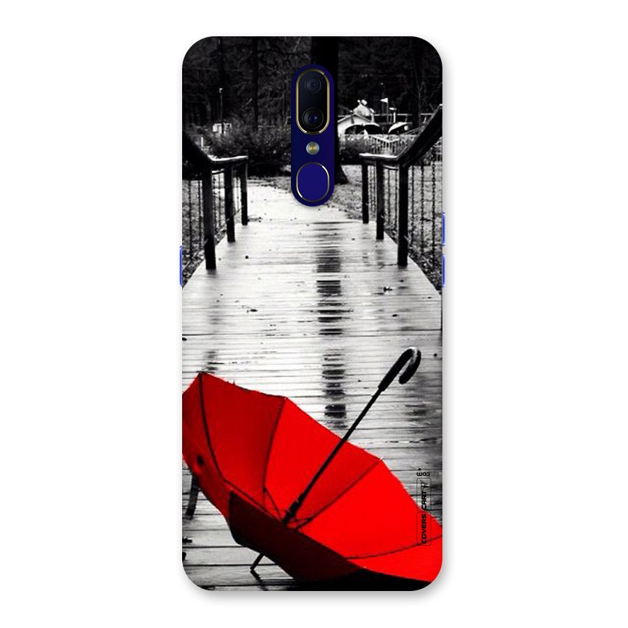 Rainy Red Umbrella Back Case for Oppo A9