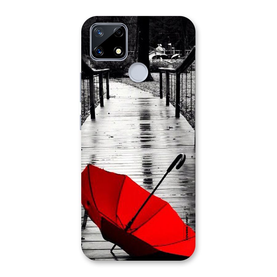Rainy Red Umbrella Back Case for Realme Narzo 20
