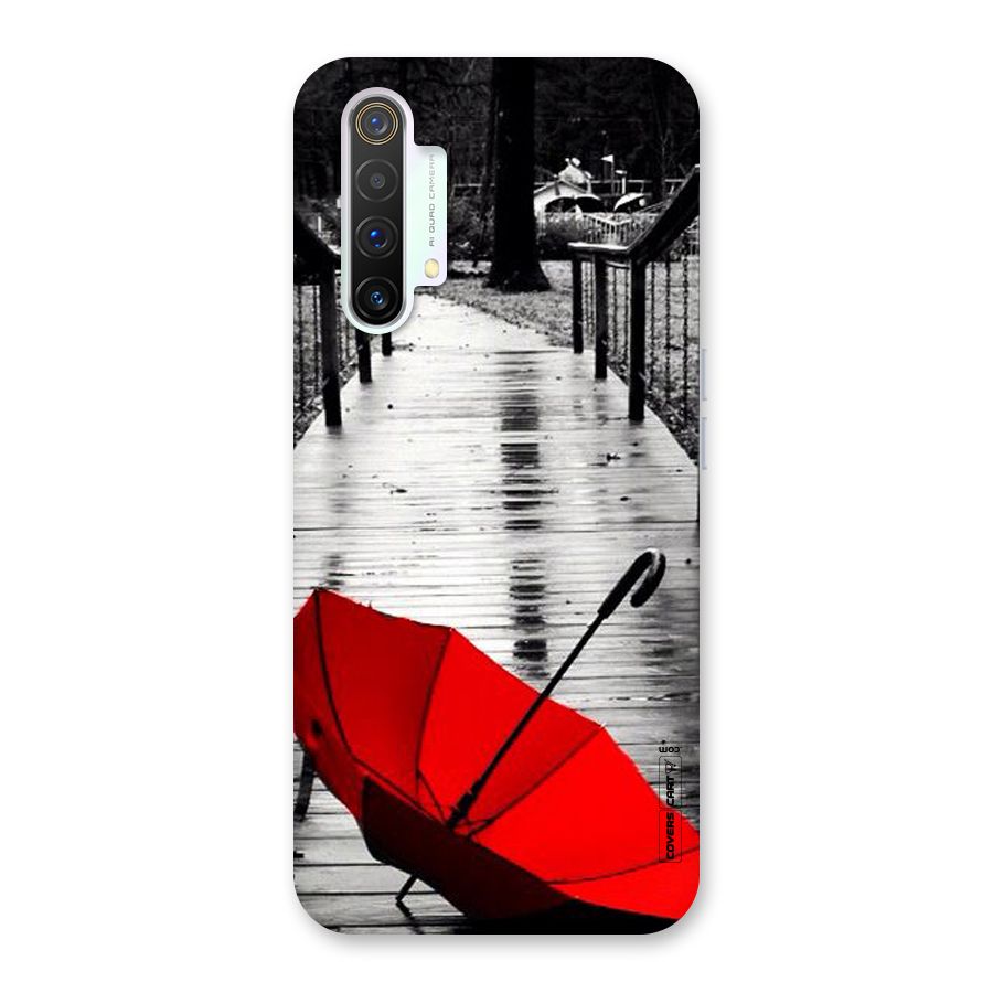 Rainy Red Umbrella Back Case for Realme X3 SuperZoom