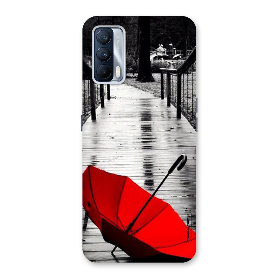 Rainy Red Umbrella Back Case for Realme X7