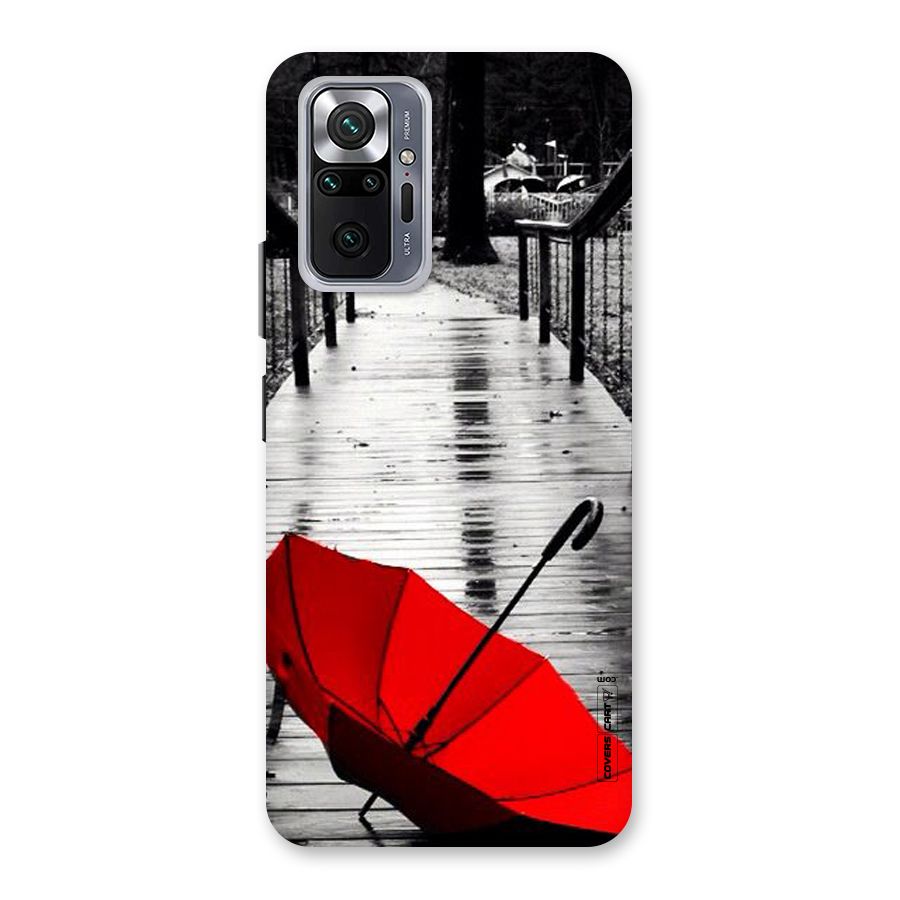Rainy Red Umbrella Back Case for Redmi Note 10 Pro Max