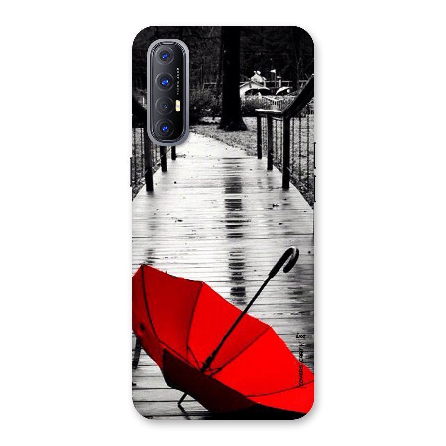 Rainy Red Umbrella Back Case for Reno3 Pro