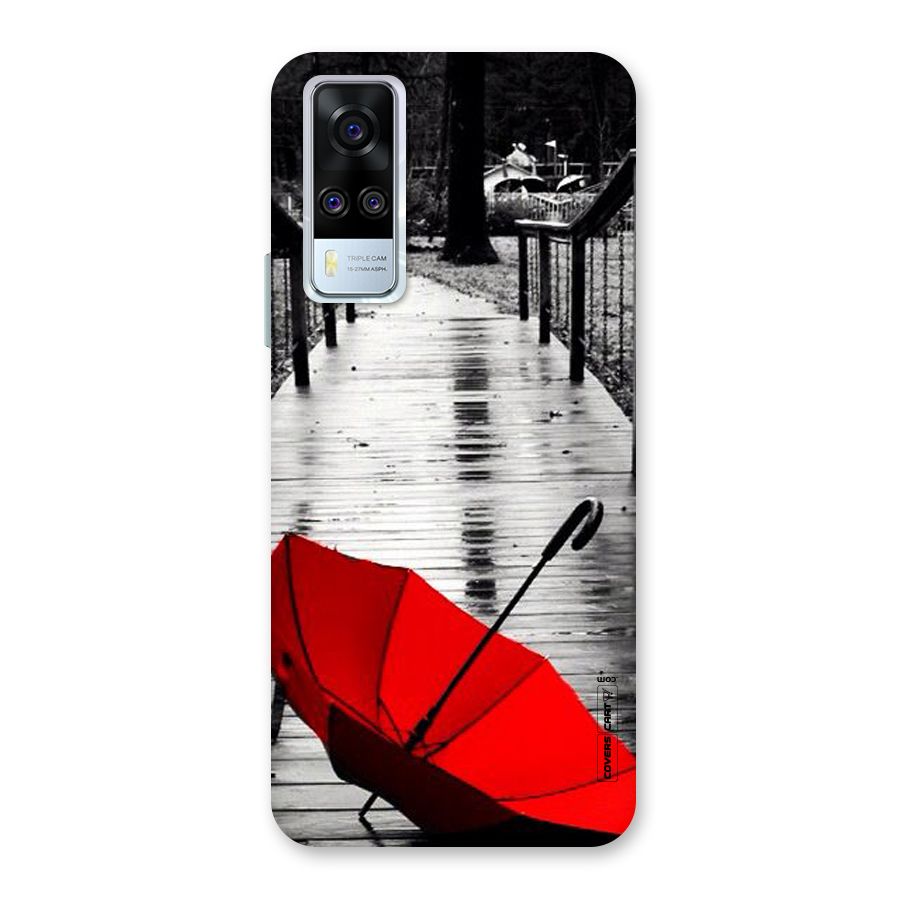 Rainy Red Umbrella Back Case for Vivo Y31